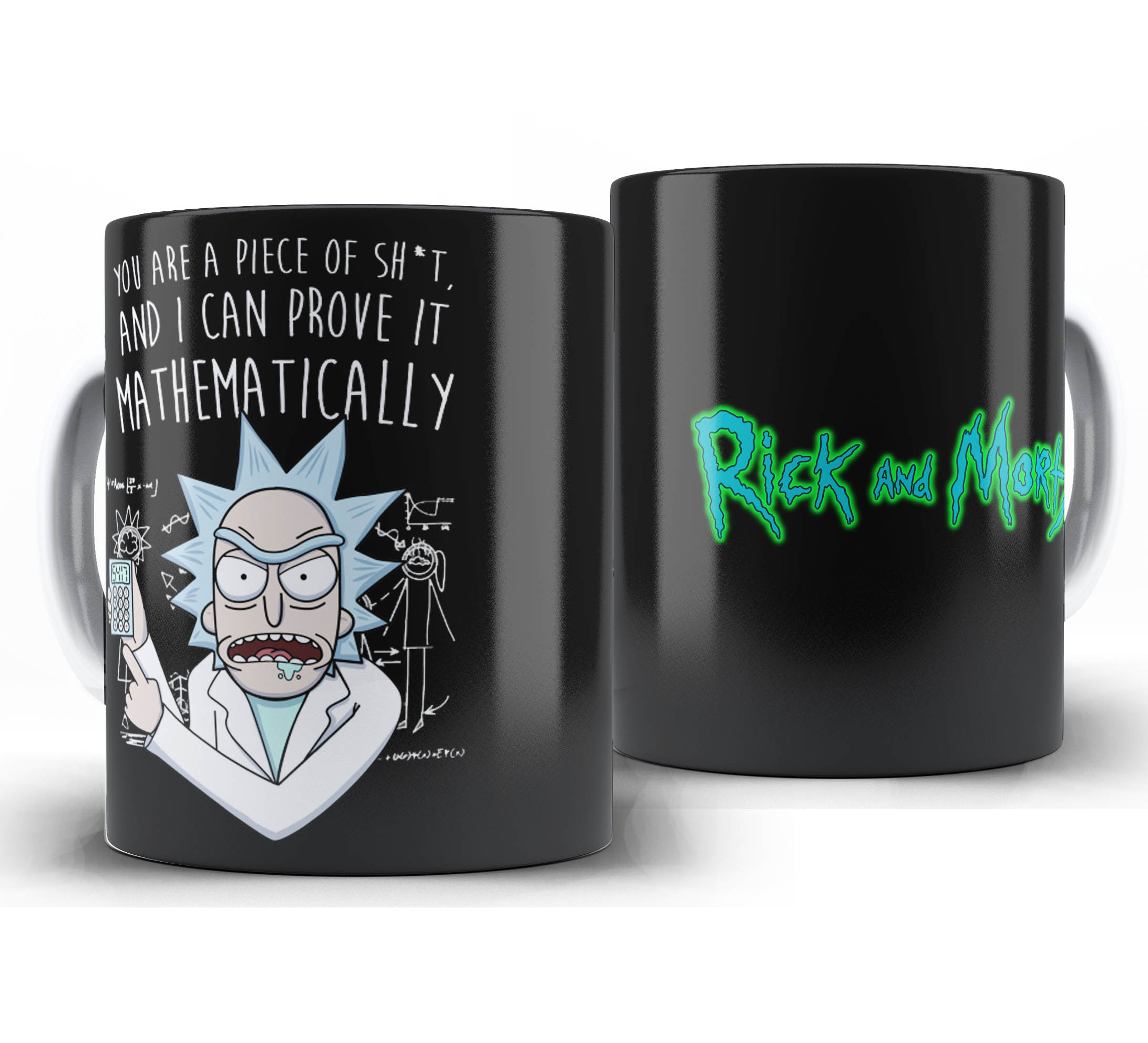 Caneca Desenho - Rick And Morty A15